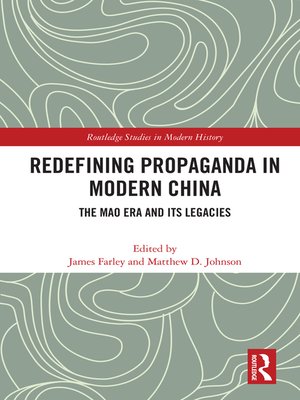 cover image of Redefining Propaganda in Modern China